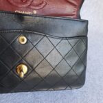 Chanel Vintage Medium Double Flap Black Lambskin with Gold Hardware #TTUE-1 - Image 31