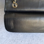 Chanel Vintage Medium Double Flap Black Lambskin with Gold Hardware #TTUE-1 - Image 24