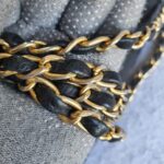 Chanel Vintage Medium Double Flap Black Lambskin with Gold Hardware #TTUE-1 - Image 21