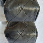 Chanel Vintage Medium Double Flap Black Lambskin with Gold Hardware #TTUE-1 - Image 19