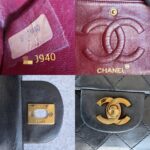 Chanel Vintage Medium Double Flap Black Lambskin with Gold Hardware #TTUE-1 - Image 35