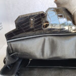 Hermes Birkin 35 Black Shiny Porosus with Palladium Plated Hardware #TTLR-15 - Image 32