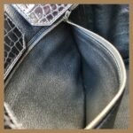 Hermes Birkin 35 Black Shiny Porosus with Palladium Plated Hardware #TTLR-15 - Image 35