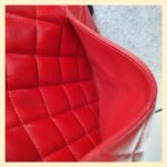 Chanel Jumbo Double Flap Red Grained Calfskin with Silver Hardware #TOKO-1 - Image 38