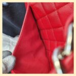 Chanel Jumbo Double Flap Red Grained Calfskin with Silver Hardware #TOKO-1 - Image 39