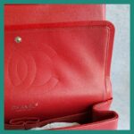 Chanel Jumbo Double Flap Red Grained Calfskin with Silver Hardware #TOKO-1 - Image 24