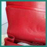 Chanel Jumbo Double Flap Red Grained Calfskin with Silver Hardware #TOKO-1 - Image 23