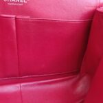 Chanel Jumbo Double Flap Red Grained Calfskin with Silver Hardware #TOKO-1 - Image 44