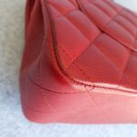 Chanel Jumbo Double Flap Red Grained Calfskin with Silver Hardware #TOKO-1 - Image 17