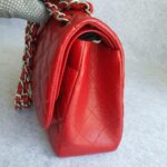 Chanel Jumbo Double Flap Red Grained Calfskin with Silver Hardware #TOKO-1 - Image 7