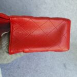 Chanel Jumbo Double Flap Red Grained Calfskin with Silver Hardware #TOKO-1 - Image 9