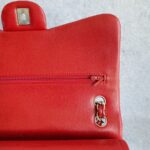 Chanel Jumbo Double Flap Red Grained Calfskin with Silver Hardware #TOKO-1 - Image 20
