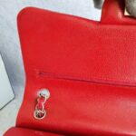 Chanel Jumbo Double Flap Red Grained Calfskin with Silver Hardware #TOKO-1 - Image 19