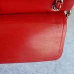 Chanel Jumbo Double Flap Red Grained Calfskin with Silver Hardware #TOKO-1 - Image 22