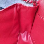 Chanel Jumbo Double Flap Red Grained Calfskin with Silver Hardware #TOKO-1 - Image 41