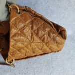 Chanel Shoulder Bag Brown Grained Calfskin with Rustic gold Hardware #TTRO-4 - Image 13