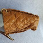 Chanel Shoulder Bag Brown Grained Calfskin with Rustic gold Hardware #TTRO-4 - Image 12