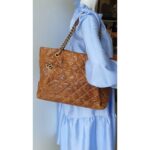 Chanel Shoulder Bag Brown Grained Calfskin with Rustic gold Hardware #TTRO-4 - Image 30