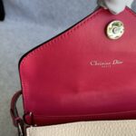Christian Dior Sling Bag 2-Tones Pink Calf Leather with Silver Hardware #TOCO-4 - Image 15