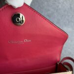 Christian Dior Sling Bag 2-Tones Pink Calf Leather with Silver Hardware #TOCO-4 - Image 16