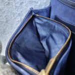 Dior Addict WOC Wallet On Chain/Clutch Blue Lambskin with Rustic Gold Hardware #TOEO-5 - Image 34