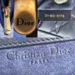 Dior Addict WOC Wallet On Chain/Clutch Blue Lambskin with Rustic Gold Hardware #TOEO-5 - Image 23