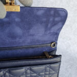 Dior Addict WOC Wallet On Chain/Clutch Blue Lambskin with Rustic Gold Hardware #TOEO-5 - Image 22
