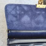 Dior Addict WOC Wallet On Chain/Clutch Blue Lambskin with Rustic Gold Hardware #TOEO-5 - Image 21