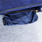 Dior Addict WOC Wallet On Chain/Clutch Blue Lambskin with Rustic Gold Hardware #TOEO-5 - Image 26