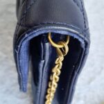 Dior Addict WOC Wallet On Chain/Clutch Blue Lambskin with Rustic Gold Hardware #TOEO-5 - Image 13