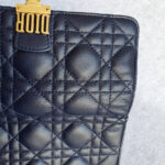 Dior Addict WOC Wallet On Chain/Clutch Blue Lambskin with Rustic Gold Hardware #TOEO-5 - Image 4