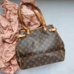 LV Batignolles Vertical M51153 Monogram Canvas with Leather and Gold Hardware #TOCS-2