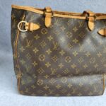 LV Batignolles Vertical M51153 Monogram Canvas with Leather and Gold Hardware #TOCS-2 - Image 5