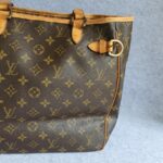 LV Batignolles Vertical M51153 Monogram Canvas with Leather and Gold Hardware #TOCS-2 - Image 6