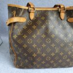 LV Batignolles Vertical M51153 Monogram Canvas with Leather and Gold Hardware #TOCS-2 - Image 3