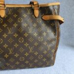 LV Batignolles Vertical M51153 Monogram Canvas with Leather and Gold Hardware #TOCS-2 - Image 4