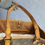 LV Batignolles Vertical M51153 Monogram Canvas with Leather and Gold Hardware #TOCS-2 - Image 17