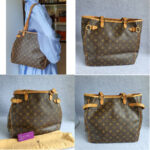 LV Batignolles Vertical M51153 Monogram Canvas with Leather and Gold Hardware #TOCS-2 - Image 2