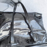 Salvatore Ferragamo Shoulder Bag Black Patent Leather with Silver Hardware #TTYR-3 - Image 21
