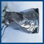 Salvatore Ferragamo Shoulder Bag Black Patent Leather with Silver Hardware #TTYR-3 - Image 8