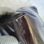 Salvatore Ferragamo Shoulder Bag Black Patent Leather with Silver Hardware #TTYR-3 - Image 17