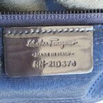 Salvatore Ferragamo Shoulder Bag Black Patent Leather with Silver Hardware #TTYR-3 - Image 24