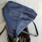 Salvatore Ferragamo Shoulder Bag Black Patent Leather with Silver Hardware #TTYR-3 - Image 29