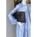 Chanel Large 2.55 Pouch/Clutch/O case Black/Gold Aged Calfskin with Gold Hardware #TREC-1 - Image 18