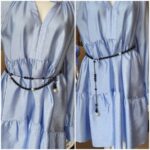 Chanel Belt/Necklace Black / White Faux Pearl With Beads And Black Hardware #YLLR-4 - Image 12