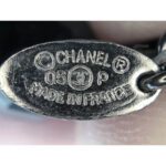 Chanel Belt/Necklace Black / White Faux Pearl With Beads And Black Hardware #YLLR-4 - Image 11