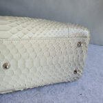 Dior Lady Dior Large Off White/Grey Snake Skin with Silver Hardware #TOOK-7 - Image 12