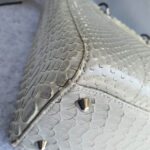 Dior Lady Dior Large Off White/Grey Snake Skin with Silver Hardware #TOOK-7 - Image 13