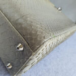 Dior Lady Dior Large Off White/Grey Snake Skin with Silver Hardware #TOOK-7 - Image 15