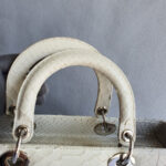 Dior Lady Dior Large Off White/Grey Snake Skin with Silver Hardware #TOOK-7 - Image 23